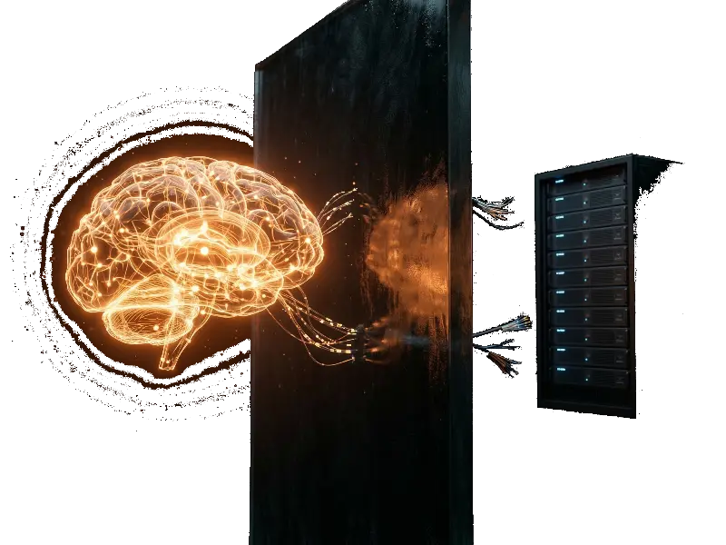 AI capabilities blocked by HFSQL proprietary data barriers preventing modern integration