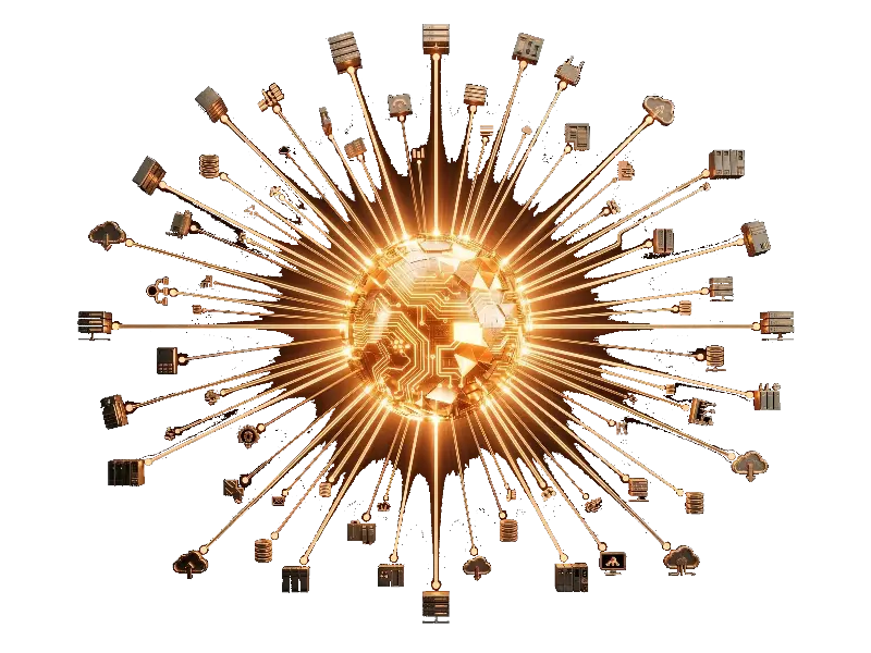 wxPerts Open API hub connecting multiple business systems through secure REST interface